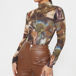 Pretty Little Thing renaissance bodysuit